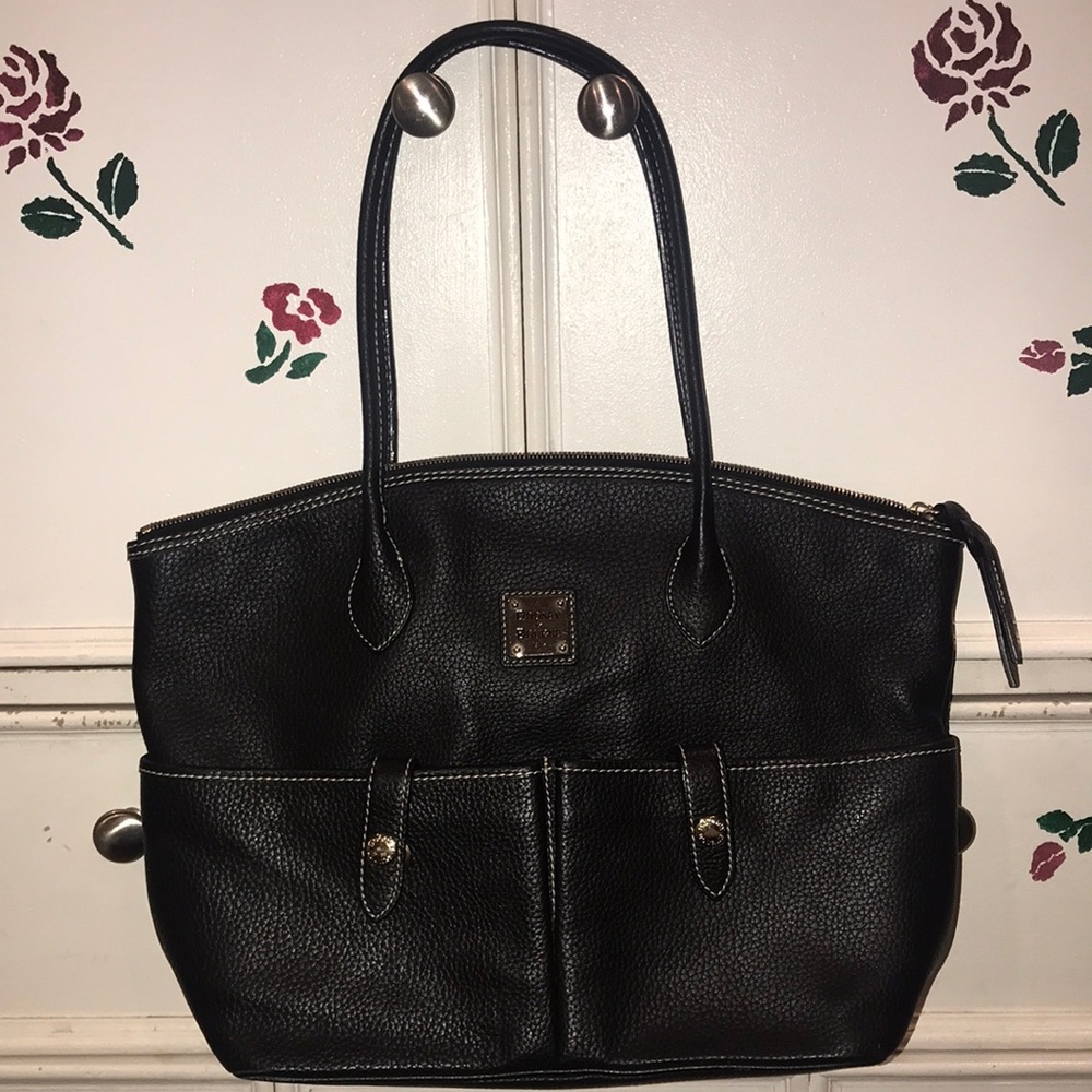 Dooney and Bourke Medium/Large Leather Pocket Tote
